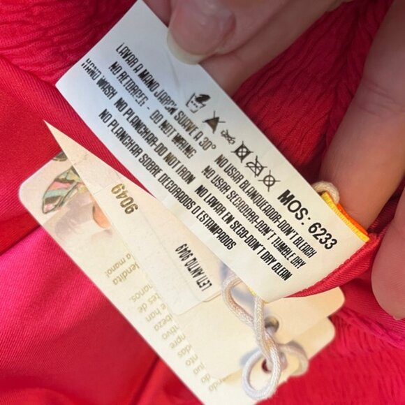 NWT Agua Bendita Leti Antiq Pink One Piece Swimsuit - Picture 10 of 12